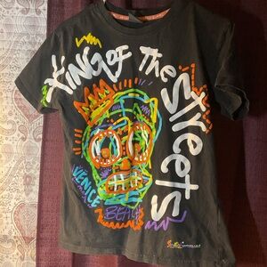 Street Style Kids Graphic Tee - Black